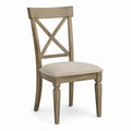 Wooden Dining Chair with Upholstered Seat